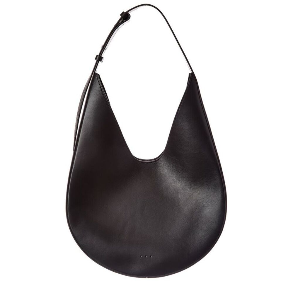 Aesther Ekme Leather Shoulder Bag, Black